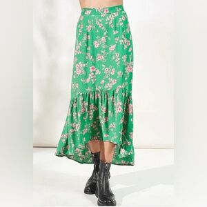 RUE STIIC by ANTHROPOLOGIE Violetta Maxi Skirt in Vivid La Fleur